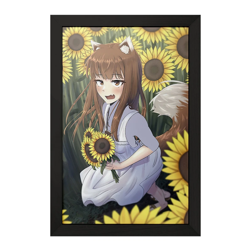 تابلو خندالو مدل هولو انیمه ادویه و گرگ کد 36123