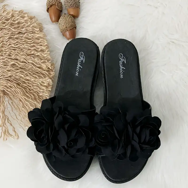 دمپایی زنانه مدل روفرشی دوگل