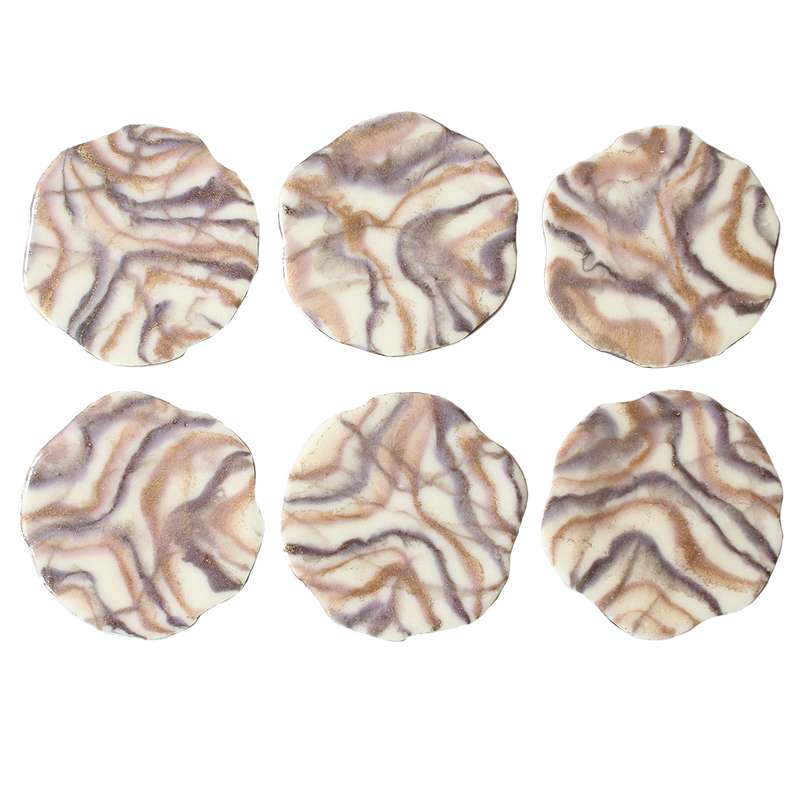 مجموعه ظروف هفت سین 6 پارچه طرح دورانا مدل Marble BC