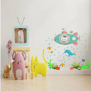 استیکر دیواری کودک مدل  sailor bear ferito