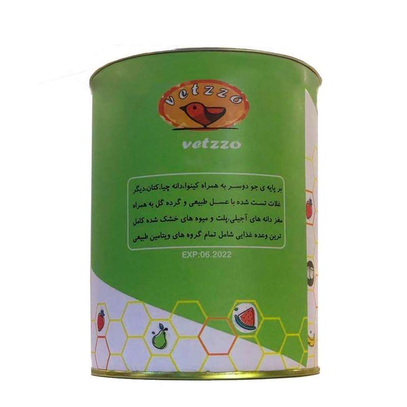 تشویقی طوطی سانان وتزو مدل هانی کریسپی وزن 500 گرم