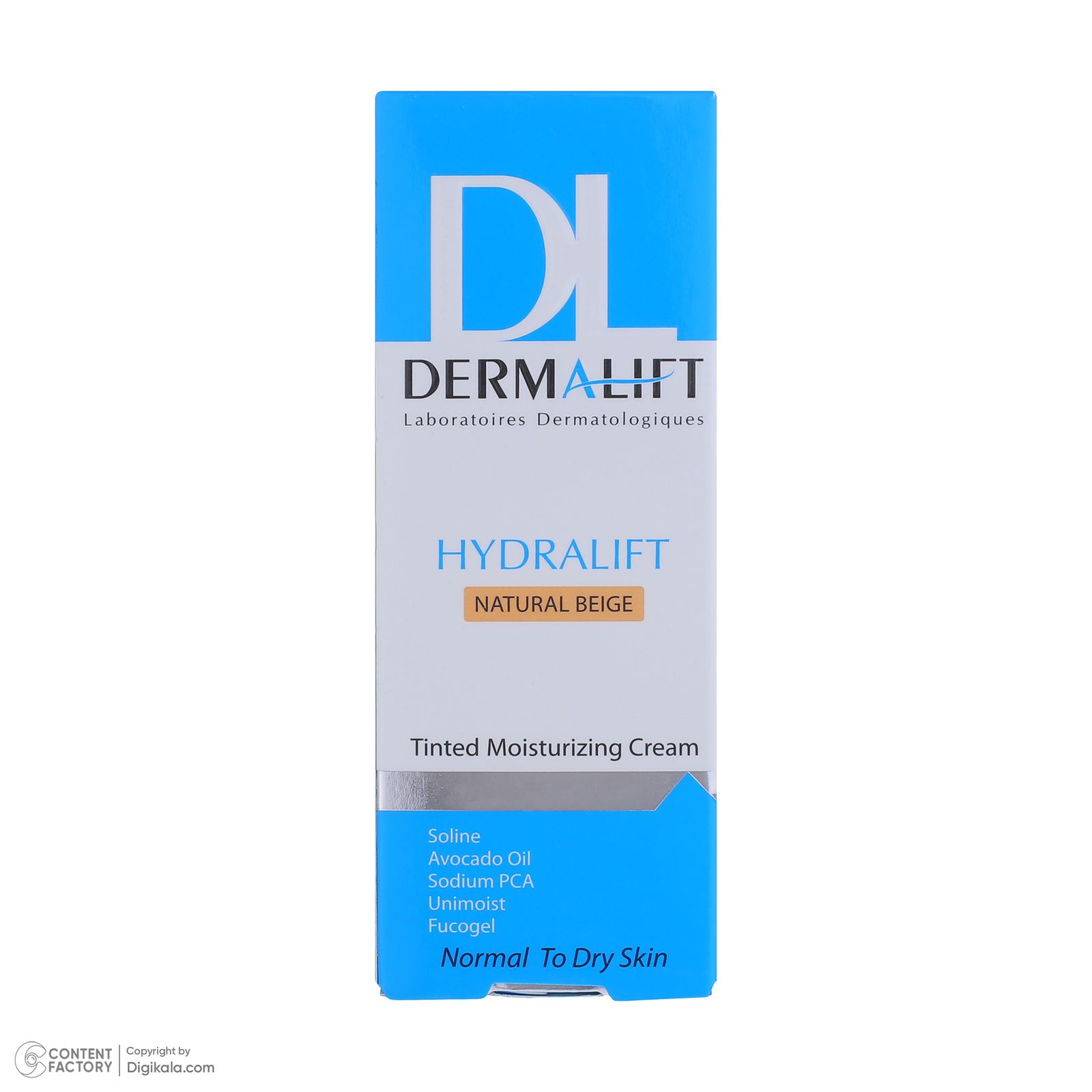  کرم مرطوب کننده رنگی صورت درمالیفت مدل HYDRALIFT مناسب پوست‌های معمولی و خشک حجم 40 میلی لیتر -  - 5