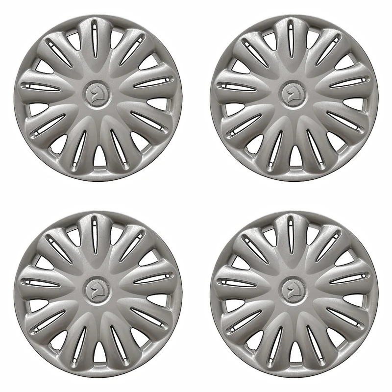 قالپاق چرخ پویا صنعت مدل 11 SAMAND سایز 15 اینچ مناسب برای سمند مجموعه 4 عددی