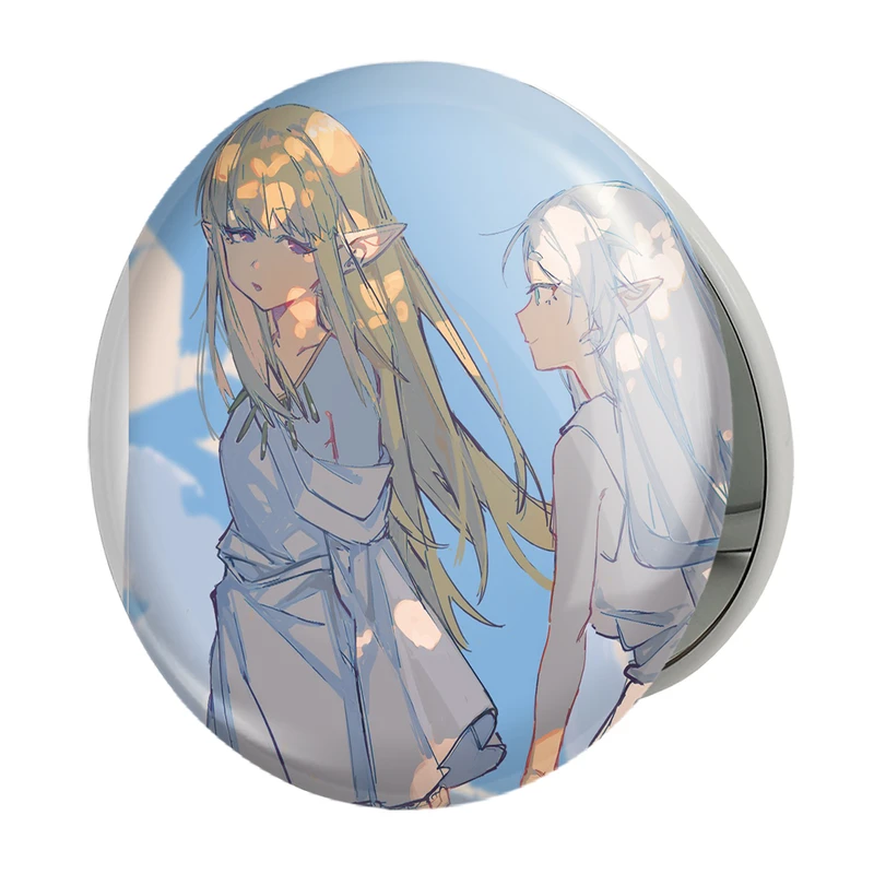 آینه جیبی خندالو طرح انیمه فریرن (Frieren) مدل تاشو کد 33923