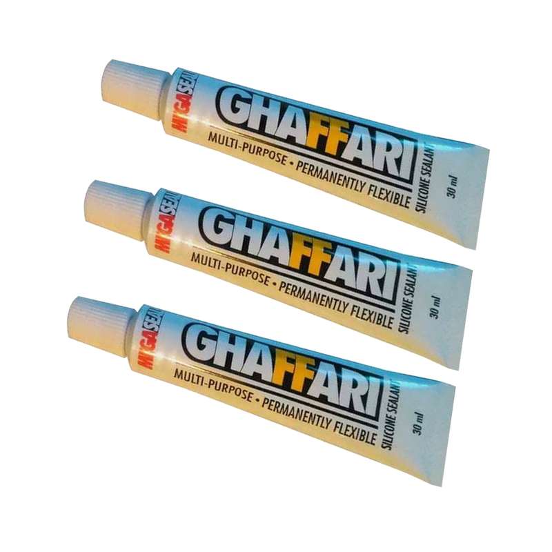 چسب آکواریوم غفاری مدل سیلیکون وزن 30 گرم بسته 3 عددی