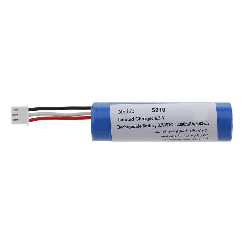 باتری کد S910 ظرفیت 3300 میلی آمپر ساعت مناسب برای دستگاه کارتخوان S910 باتری کد S910 ظرفیت 3300 میلی آمپر ساعت مناسب برای دستگاه کارتخوان S910