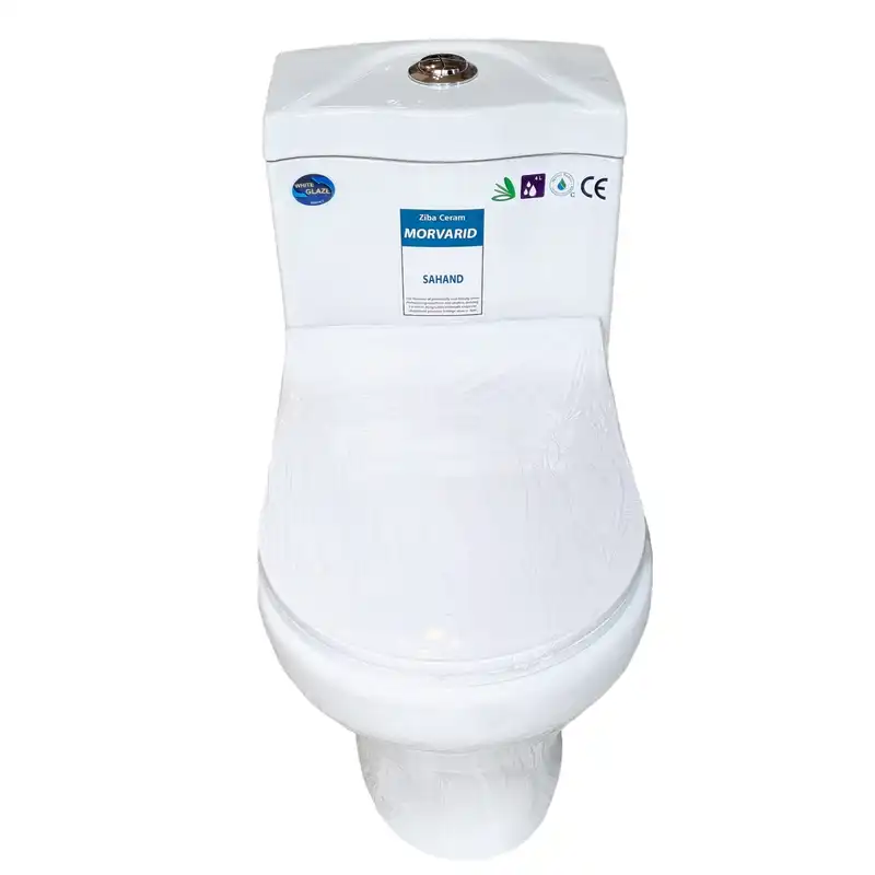 توالت فرنگی زیبا سرام مروارید مدل سهند آنتی باکتریال