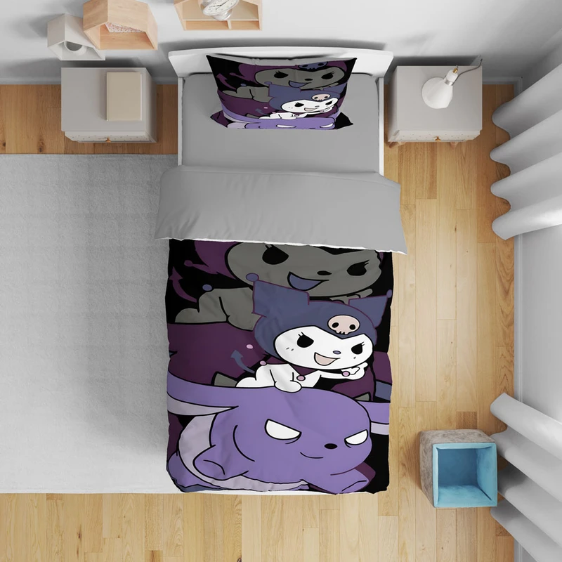 سرویس روتختی تک نفره 5 تکه نوپه هوم مدل T6159 طرح کرومی