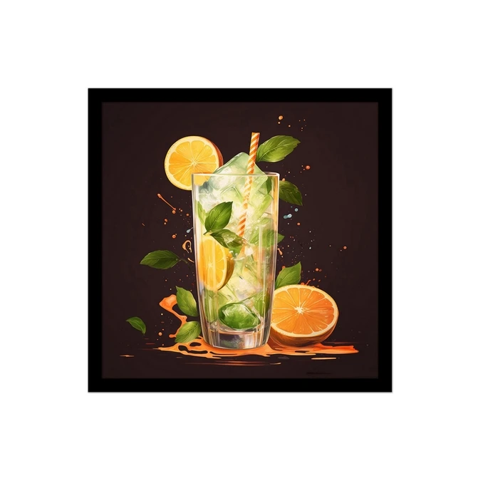 تابلو نوری بکلیت طرح کافه و نوشیدنی مدل B-MID-15851