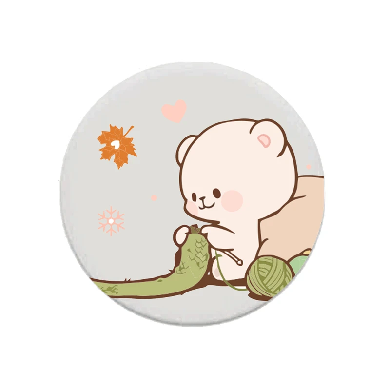 پایه نگهدارنده گوشی موبایل پاپ سوکت مدل set_bear_fall_girl