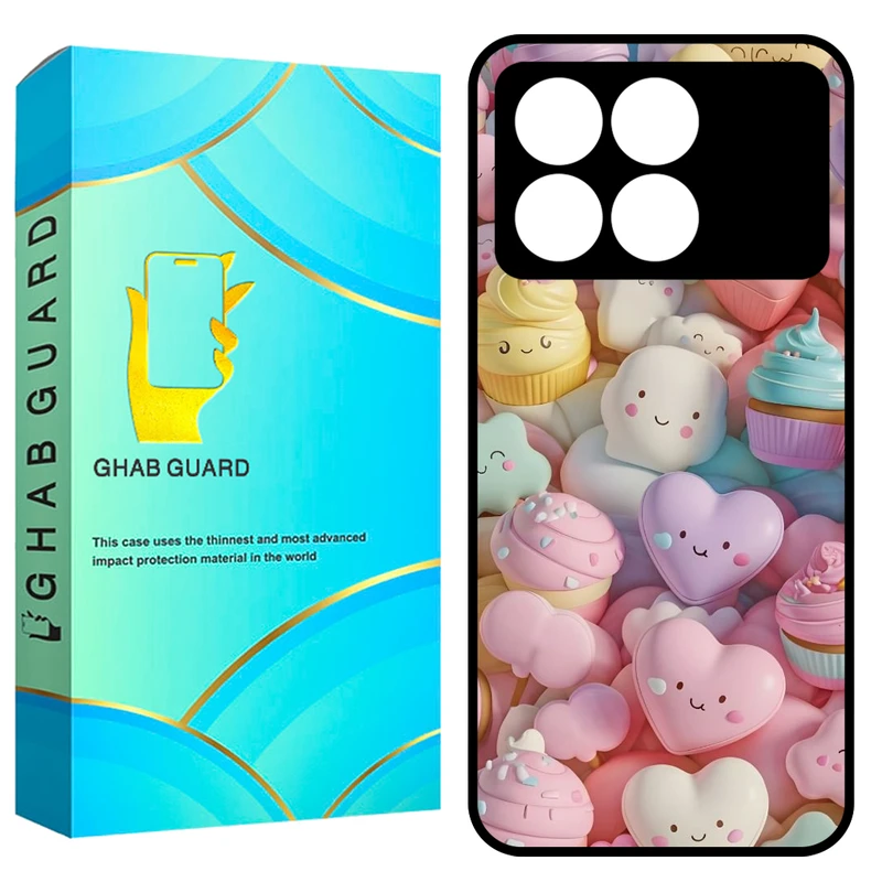 کاور قاب گارد طرح قلب مدل GK7020 مناسب برای گوشی موبایل شیائومی Poco F6 Pro 5G / Redmi K70 Pro 5G