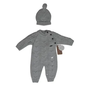 ست سرهمی و کلاه بافتنی نوزادی نیپرلند مدل 6503