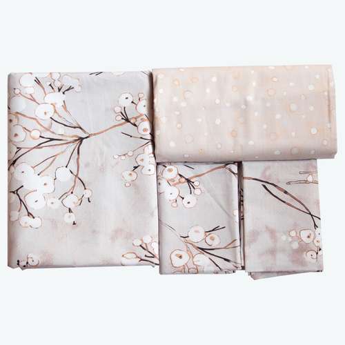 سرویس ملحفه مدل کاپرا 2021 دونفره 4 تکه