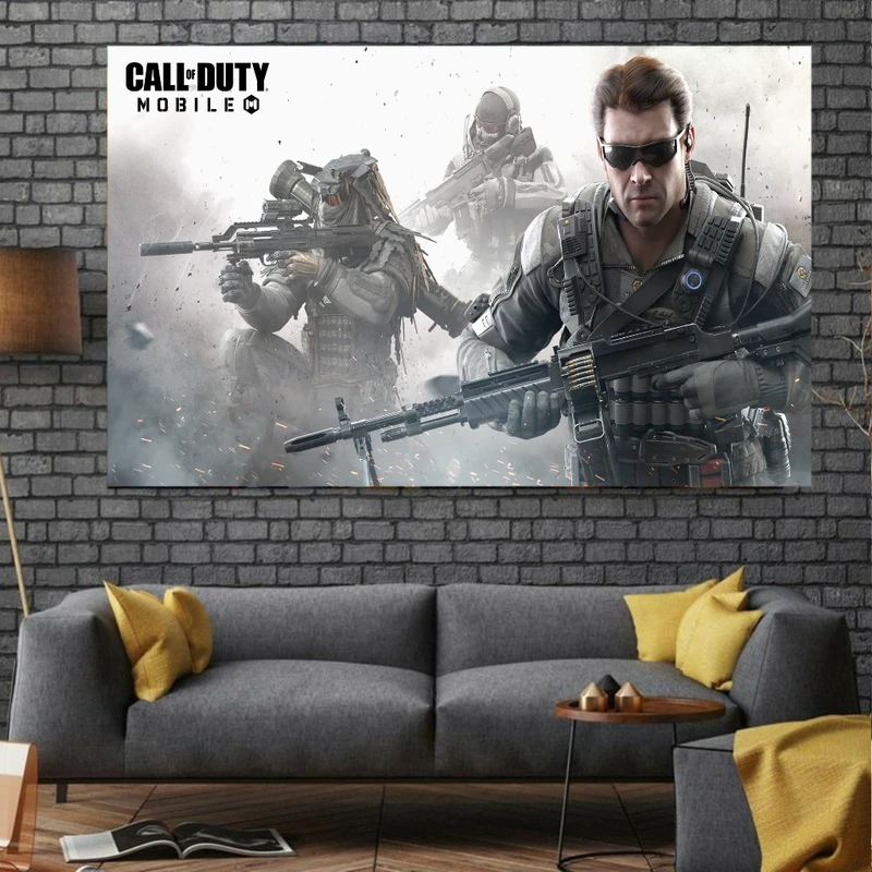 پوستر دیواری طرح گیم مدل Call OF Duty کد FD954