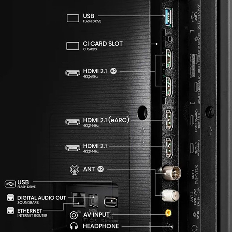 تلویزیون 100 اینچ ال ای دی هوشمند هایسنس مدل 100Q7N