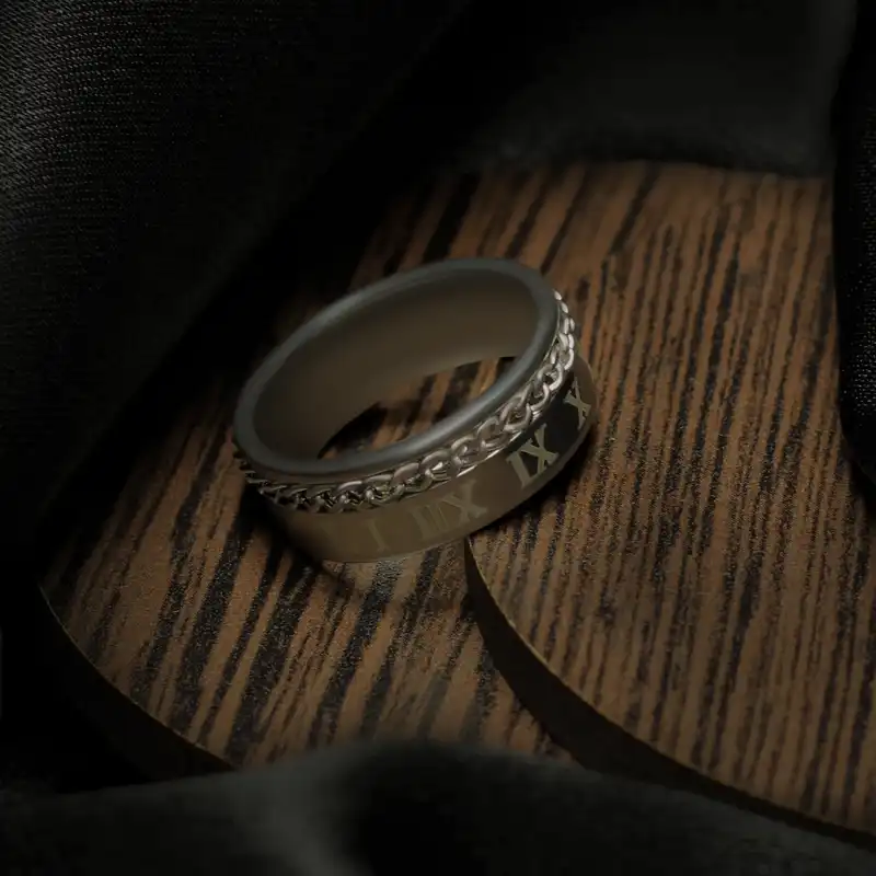 انگشتر ماصرم مدل زنجیری کد Ri3128