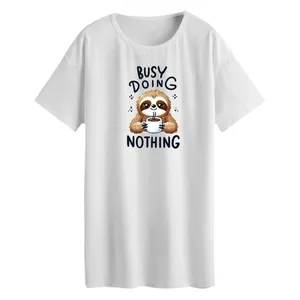 تی شرت لانگ زنانه مدل خرس تنبل کد 3