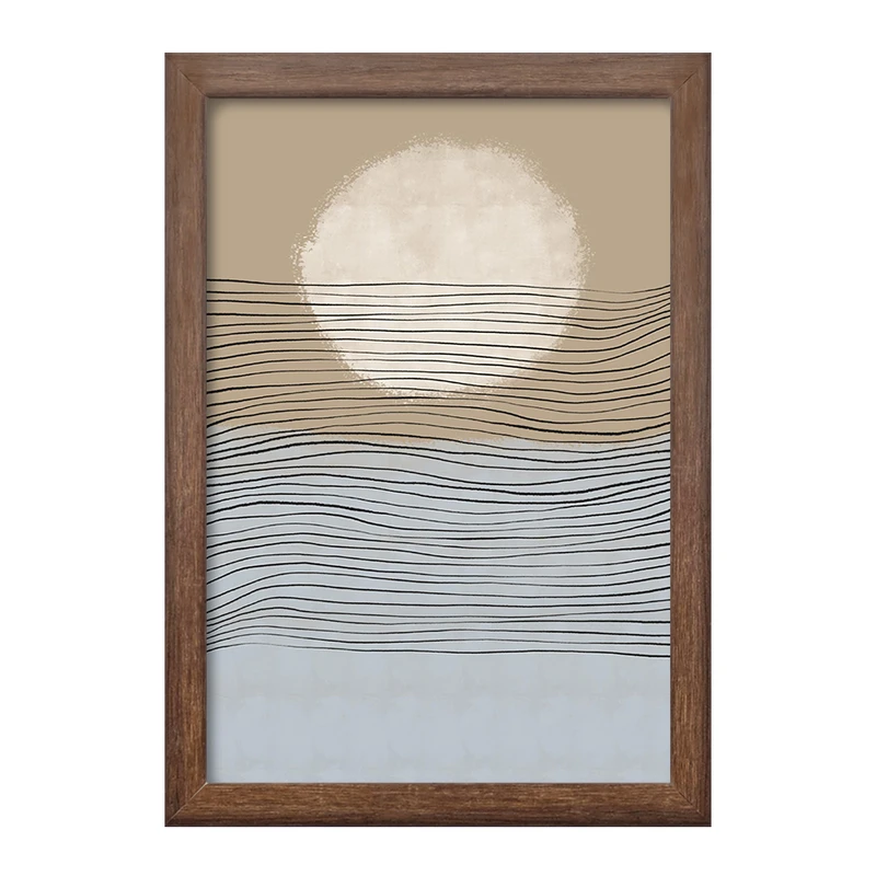 تابلو خندالو طرح دکوراتیو (decorative) کد F1926