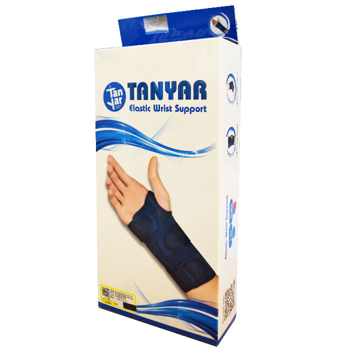 مچ بند چپ تن یار مدل آتل دار الاستیک