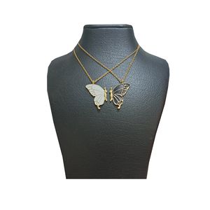 گردنبند دخترانه مدل پروانه بسته 2 عددی