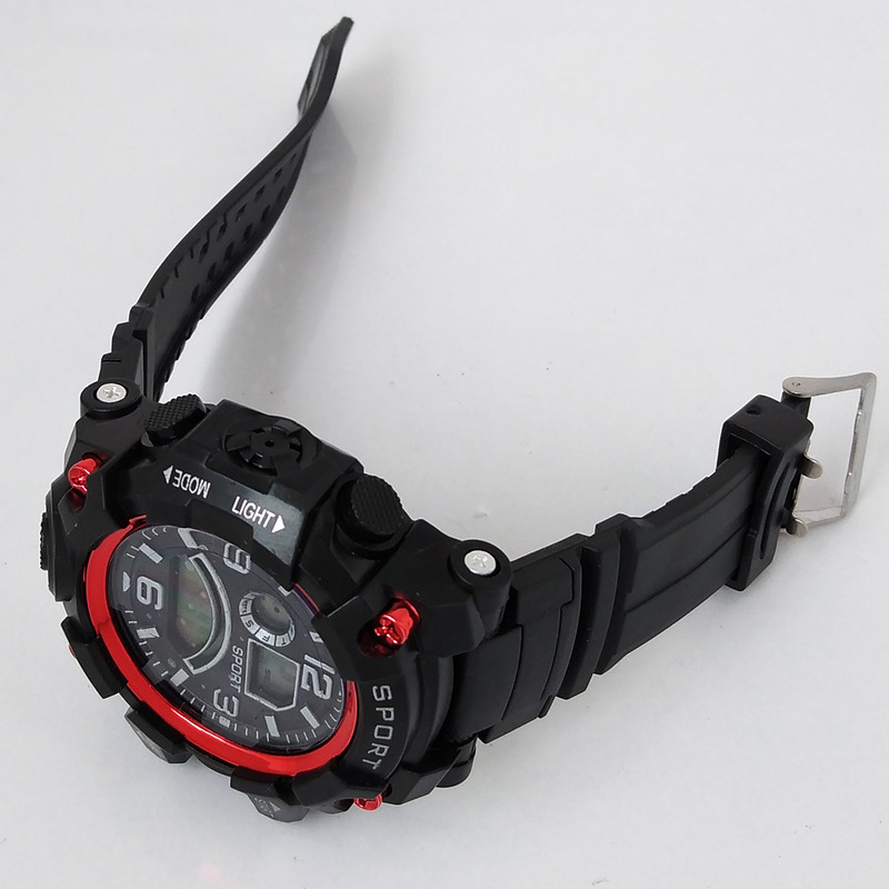 ساعت مچی دیجیتال پسرانه والار مدل ضدآب اسپرتSPORTمچی چراغدار کرنومتردار کد 0080