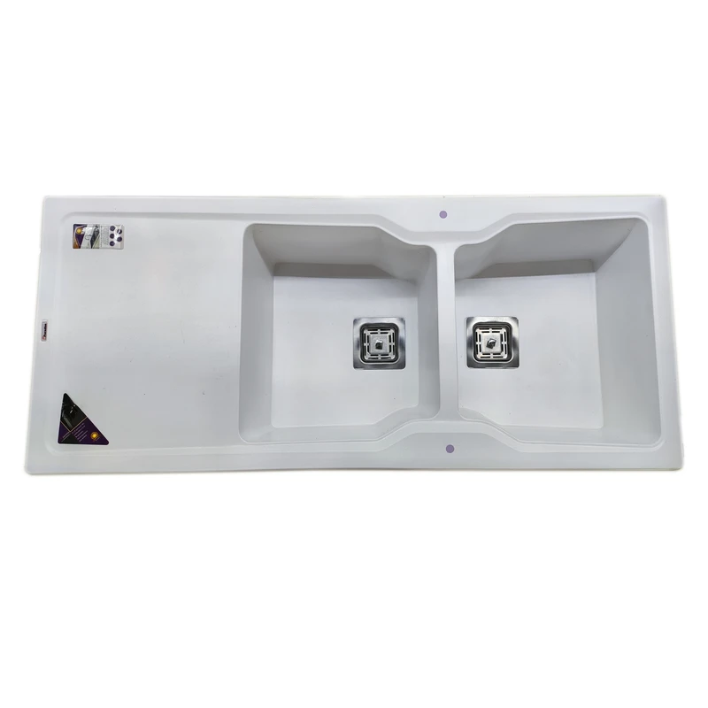 سینک ظرفشویی پارادایز مدل ITALY-408-WHITE-AKLIL توکار