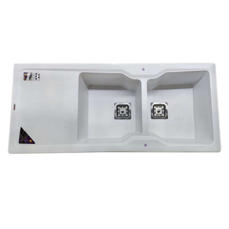 سینک ظرفشویی پارادایز مدل ITALY-408-WHITE-AKLIL توکار