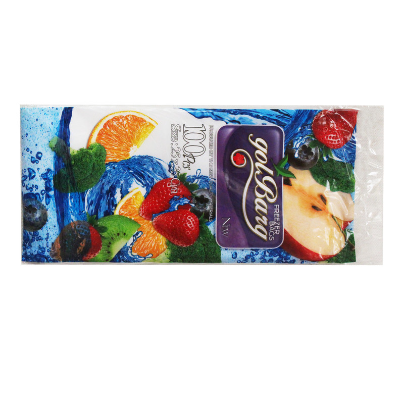 کیسه فریزر گلبرگ مدل اقتصادی GOL-FRI-25x35 بسته 100 عددی