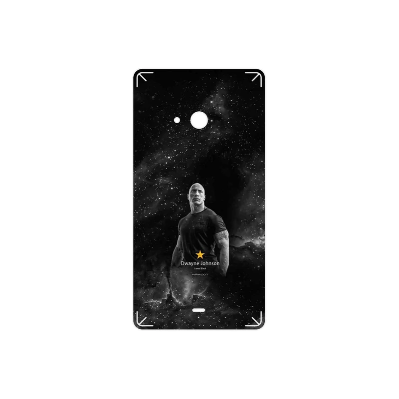 برچسب پوششی ماهوت مدل Dwayne Johnson مناسب برای گوشی موبایل مایکروسافت Lumia 540