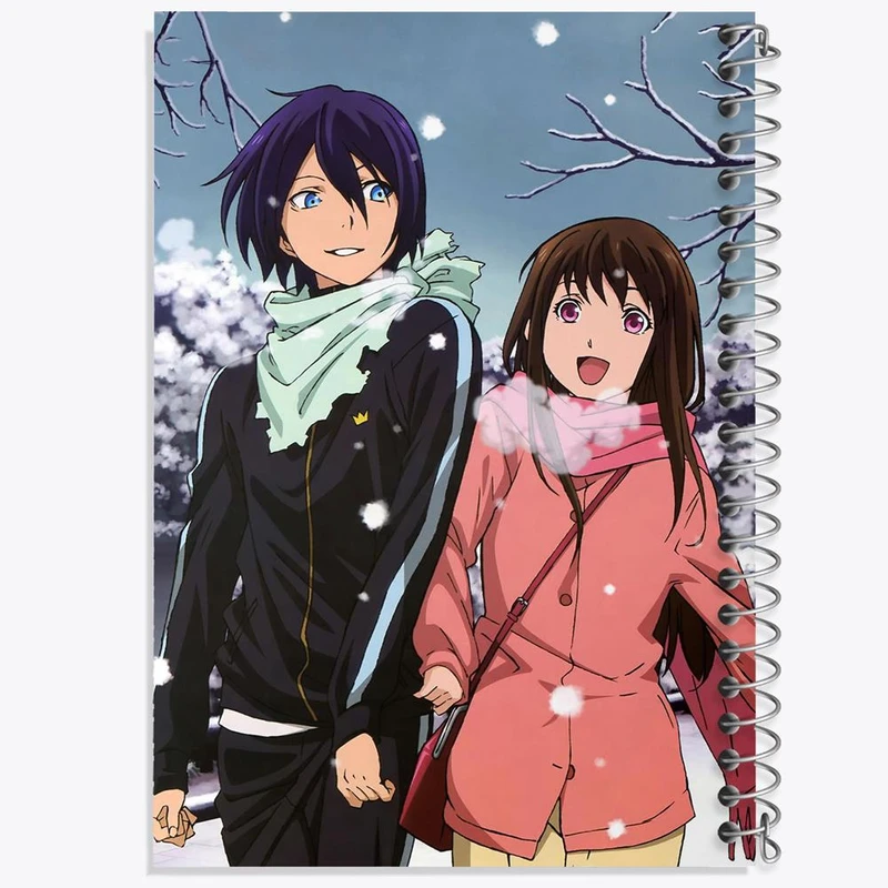 دفتر نقاشی 50 برگ خندالو مدل یاتو و هیوری و یوکینه انیمه نوراگامی کد 12692