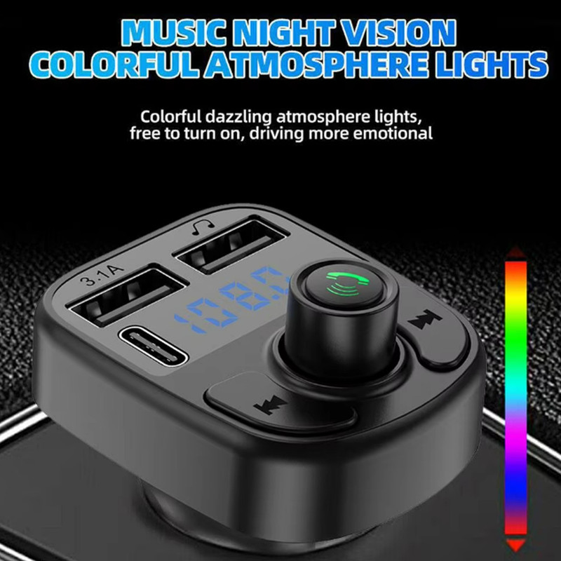 پخش کننده اف ام خودرو مدل 7COLOR-D2