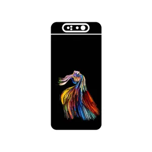 MAHOOT Rainbow Hair Digital Art Cover Sticker for Samsung Galaxy A80