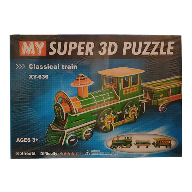 ساختنی مدل پازل سه بعدی فومی کد XY-636