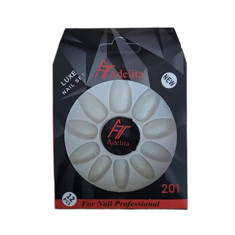 ناخن مصنوعی آدلیتا مدل Sh-T-201 بسته 12 عددی