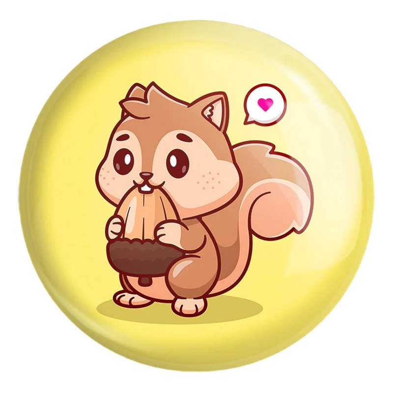 پیکسل خندالو طرح حیوانات بامزه سنجاب کد 29660 مدل بزرگ