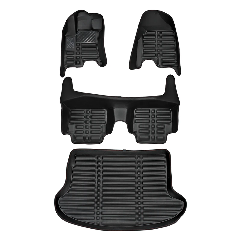 کفپوش پنج بعدی خودرو پانیذ مدل EVA مناسب برای هایما S5 به همراه کفپوش صندوق