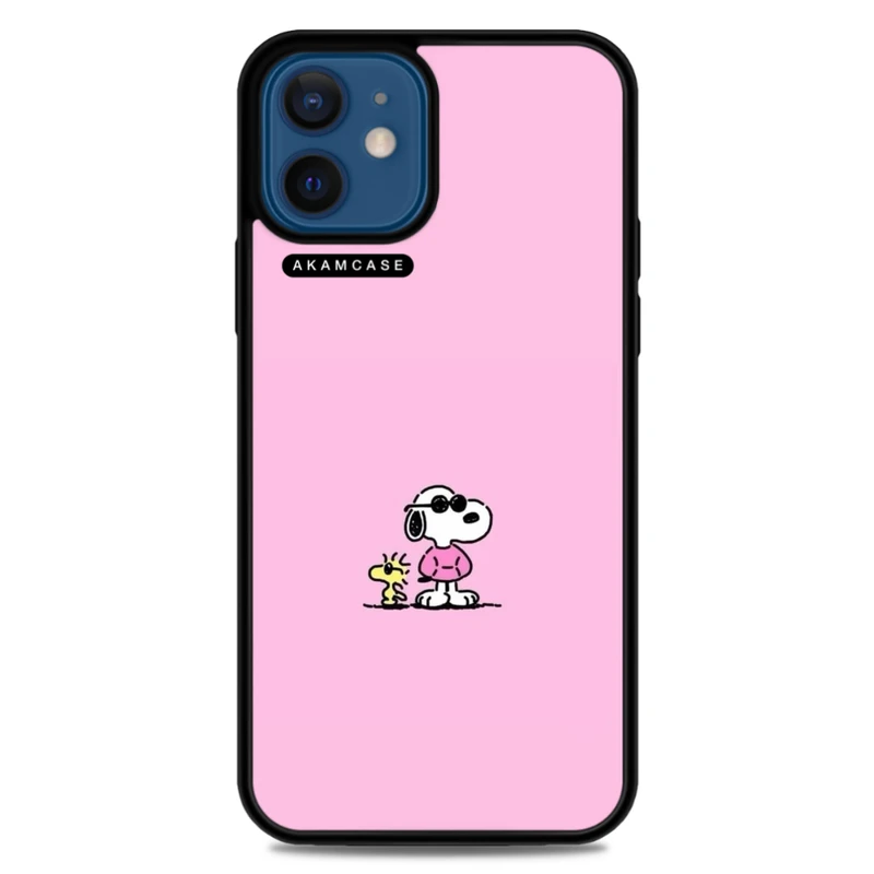 کاور آکام مدل AMC-WA12M-SNOOPY-25 مناسب برای گوشی موبایل اپل iPhone 12 Mini