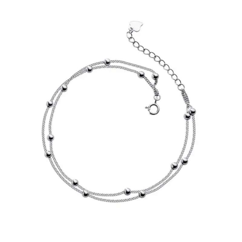 پابند نقره زنانه مدل گوی کد ca