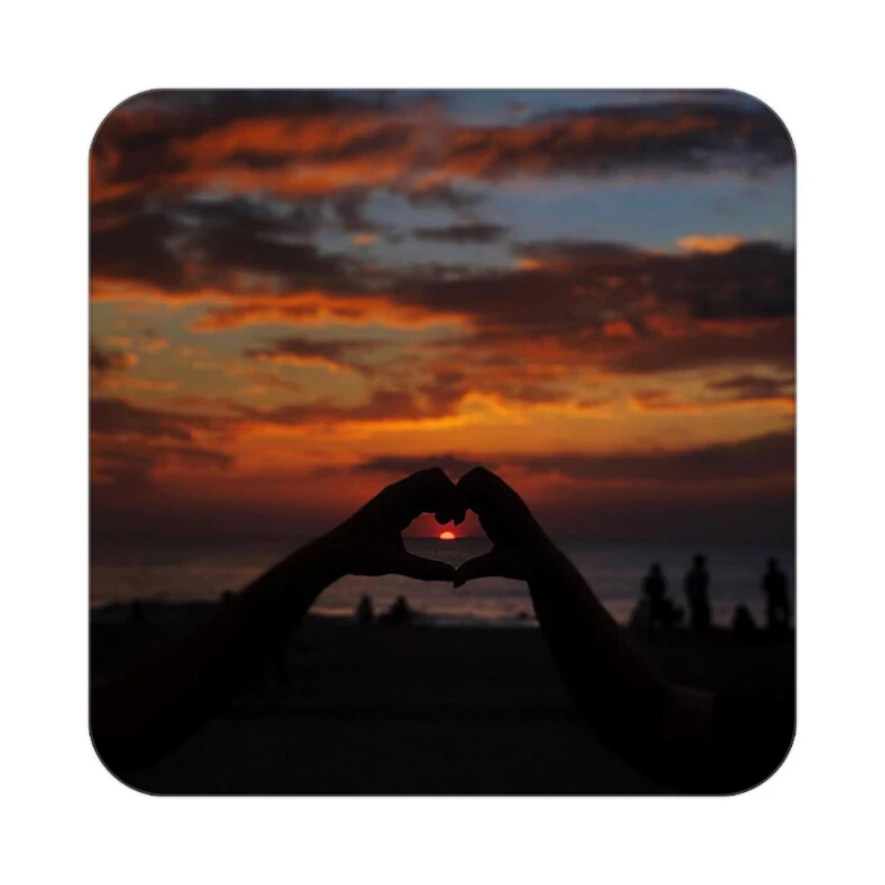 زیر لیوانی کاکتی مدل عاشقانه کد mp10924