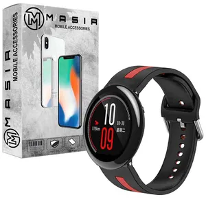  بند مسیر مدل Silic Dual Color مناسب برای ساعت هوشمند  آمازیفت Pace