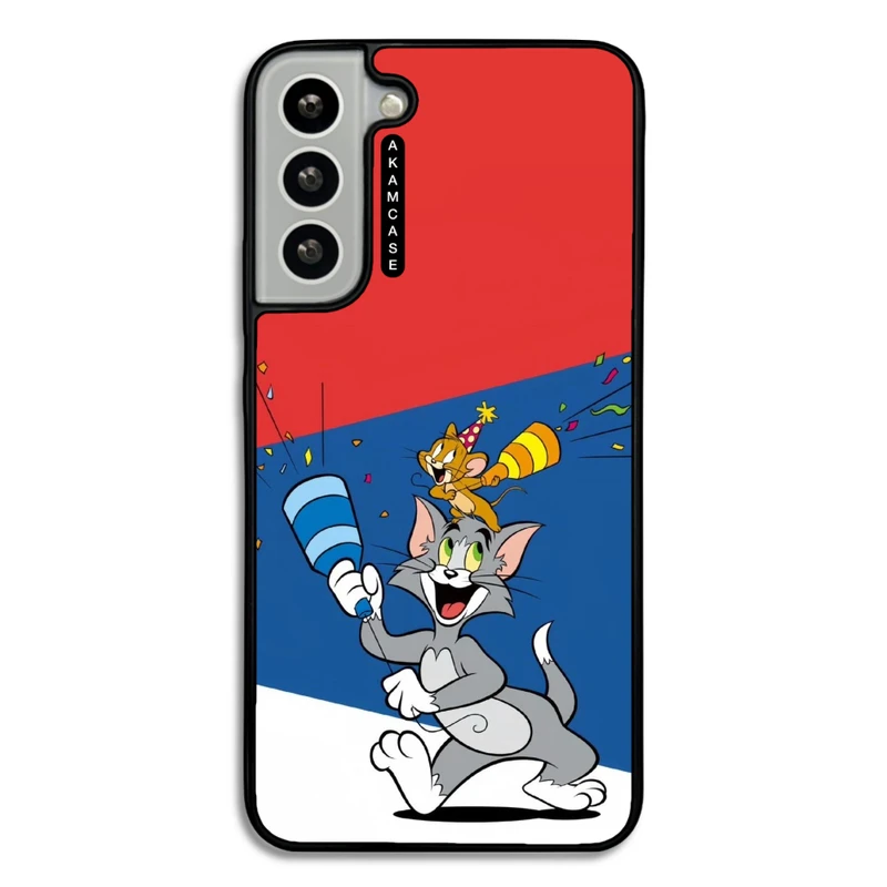 کاور آکام مدل AMC-WSGS22P-TOM & JERRY16 مناسب برای گوشی موبایل سامسونگ Galaxy S22 Plus