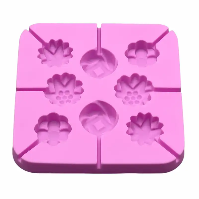 قالب شکلات مدل آبنبات طرح گل