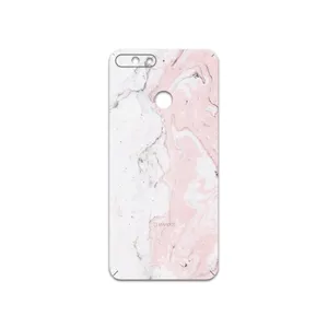 MAHOOT  Blanco-Pink-Marble Cover Sticker for Honor 7A