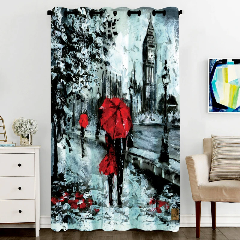 پرده رنس مدل CC6-50311 سایز 270x140 سانتی‌متر