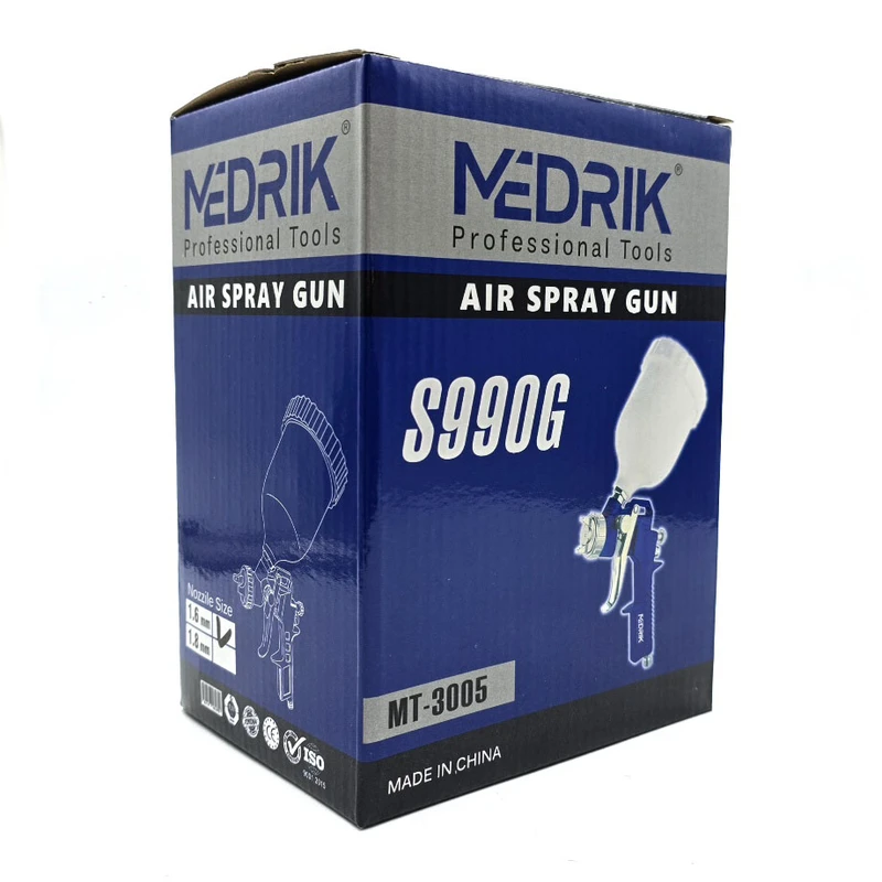 عکس شماره 4 : پیستوله رنگ پاش بادی مدریک مدل s990g-mt3005