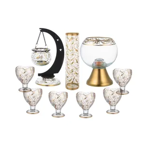 مجموعه ظروف هفت سین 9 پارچه مدل لاله کد 9