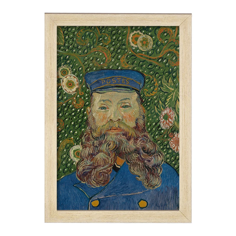 تابلو خندالو مدل پرتره جوزف رولین ونسان ونگوگ (Van Gogh) کد 36812