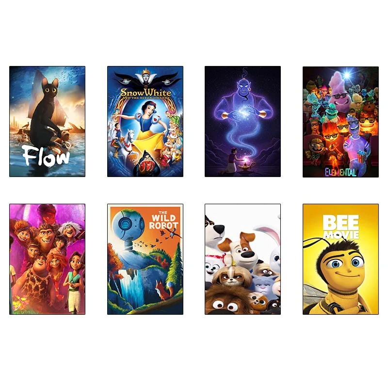 پوستر کارنيکا طرح انیمیشن Animation کد 28833 مجموعه 8 عددی