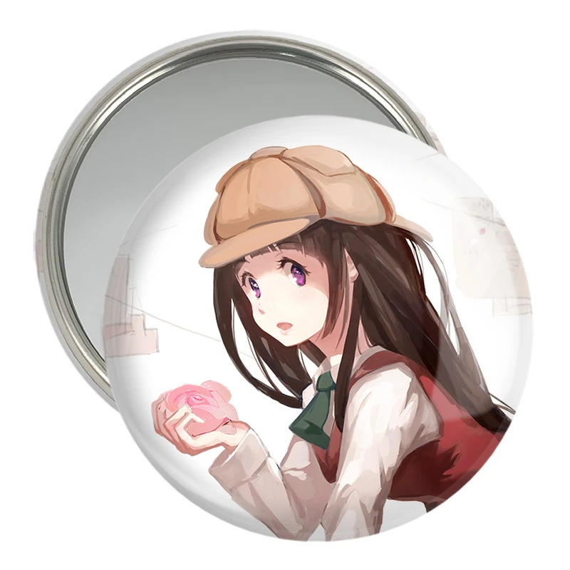 آینه جیبی خندالو مدل چیتاندا انیمه هیوکا Hyouka  کد 17079