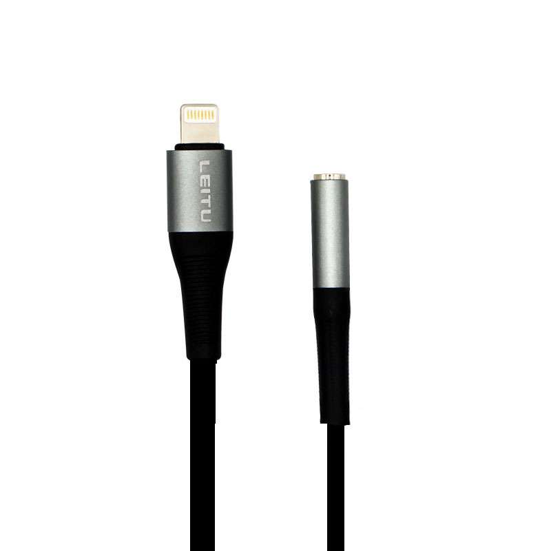 کابل تبدیل  لایتنینگ به جک 3.5 میلی متری لیتو مدل LA - 2 طول 0.1 متر